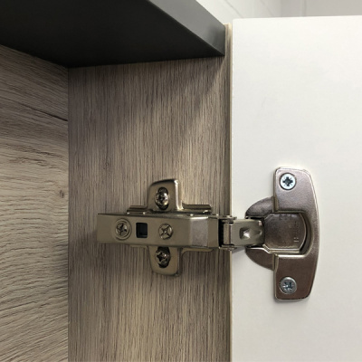 Зеркало-шкаф Мерано-90 дуб дымчатый 00-00008508 Comforty фото в интернет-магазине Русалия