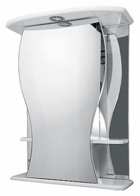 Зеркальный шкаф Карина 55 правый Э-Крн02055-01СвП Misty фото в интернет-магазине Русалия