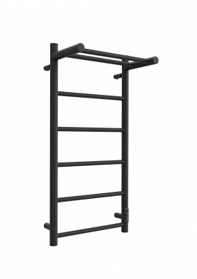 Полотенцесушитель ДВИН Fj neo 80/40 ЭлектрическийК диммер Чёрный матовый 4657763849382 фото в интернет-магазине Русалия