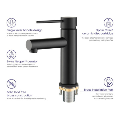 Смеситель для раковины Timo Saona (2361/03F) фото в интернет-магазине Русалия