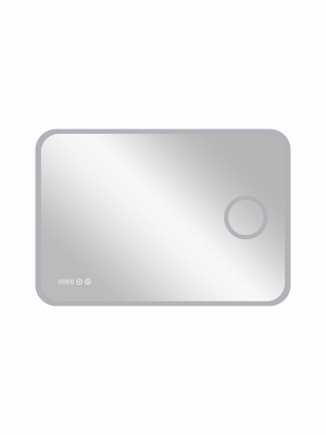 Зеркало с подсветкой Bliss 900х700 линза, часы ЗЛП767 Continent фото в интернет-магазине Русалия