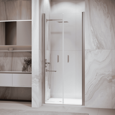 Душевая дверь RGW PA-104 900, стекло прозрачное, профиль хром фото в интернет-магазине Русалия