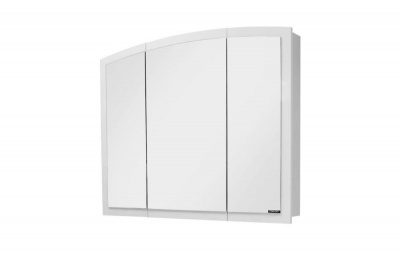 COMFORTY. Зеркало-шкаф "Палини-100" белый глянец фото в интернет-магазине Русалия