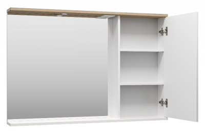 Зеркальный шкаф Респект 120 правый Э-Рес02120-1П Misty фото в интернет-магазине Русалия