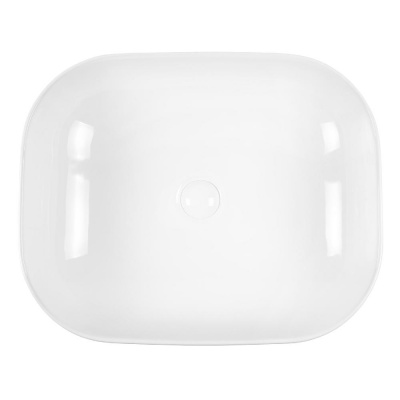 BOND S61-500 Раковина накладная прямоугольная 50*40*14,5см белая фото в интернет-магазине Русалия