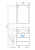 Тумба под раковину AQUATON Ария 65 Н белый 1A123401AA010 фото в интернет-магазине Русалия Тумба под раковину AQUATON Ария 65 Н белый 1A123401AA010 фото в интернет-магазине Русалия