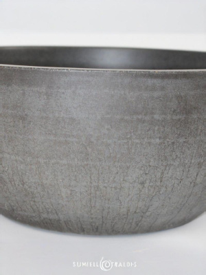 Раковина накладная бетонная Uperwood Belfast 30х30х13,5 см, круглая, графит 2091020327 фото в интернет-магазине Русалия