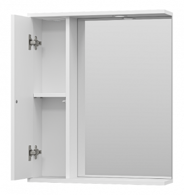 Зеркальный шкаф Лира 60 левый П-Лир04060-013Л Misty фото в интернет-магазине Русалия