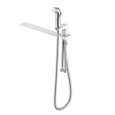 Смеситель с гигиеническим душем, устанавливаемый на унитаз Lemark Solo (LM7170CW) фото в интернет-магазине Русалия