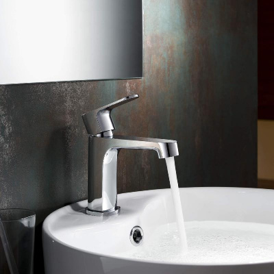 Смеситель для раковины 98, без донного клапана AQUATEK AQ1210CR ОБЕРОН фото в интернет-магазине Русалия