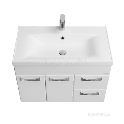 Тумба под раковину AQUATON Диор 80 белый 1A167801DR010 фото в интернет-магазине Русалия