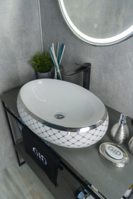 Раковина накладная Gid Nc262 фото в интернет-магазине Русалия