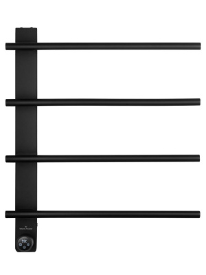 Полотенцесушитель электрический WONZON & WOGHAND NÜRNBERG, Черный матовый (WW-AL344-MB) фото в интернет-магазине Русалия