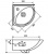 Умывальник угловой Sigma 32 UM-Sg/1 Cersanit фото в интернет-магазине Русалия
