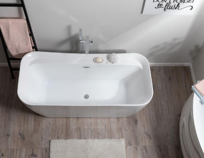 Акриловая ванна Allen Brau Infinity 2 170x78 2.21002.20 белый глянец фото в интернет-магазине Русалия