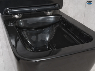 Унитаз подвесной Gid Tr2144BL 62224Y черная глянцевая 52x36x33.5 фото в интернет-магазине Русалия