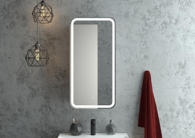 Зеркальный шкаф Elliott 400х800 левый МВК058 Continent фото в интернет-магазине Русалия