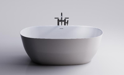 Ванна АТРИЯ 160*75 с интегрированным переливом, литой мрамор 1600х750 01010047 Astra-Form фото в интернет-магазине Русалия