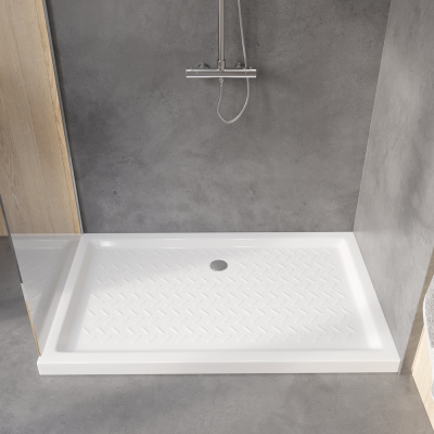 Душевой поддон керамический прямоугольник 720x1000 фото в интернет-магазине Русалия