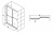 Раздвижная дверь для душа TO-10 200 RGW фото в интернет-магазине Русалия
