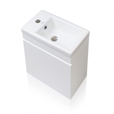 Тумба с раковиной Compact 40 подвесная белая Style Line фото в интернет-магазине Русалия