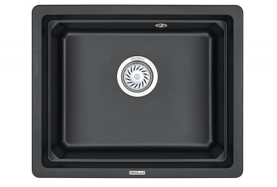 Кухонная мойка GRANULA Kitchen Space (5501U, ЧЁРНЫЙ) фото в интернет-магазине Русалия