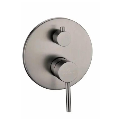 Душевая система встраиваемая (без излива) Grocenberg GB5099BG-3, графит фото в интернет-магазине Русалия