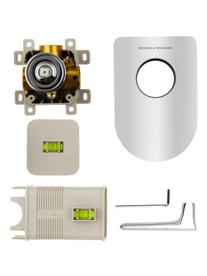 Смеситель для душа встраиваемый WONZON & WOGHAND SHARK, Хром (WW-484700-CR) фото в интернет-магазине Русалия