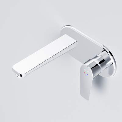 F90A72200 Gem, смеситель д/умывальника, монтируемый в стену, хром, шт. фото в интернет-магазине Русалия