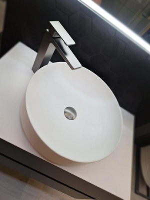 Смеситель для раковины Lamberto 010224 GrMt AltroBagno фото в интернет-магазине Русалия