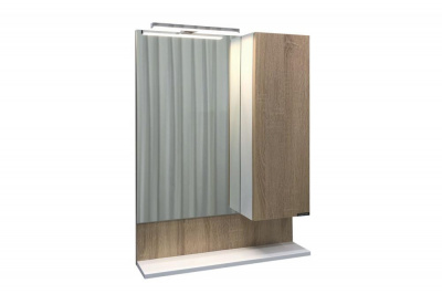 COMFORTY. Зеркало-шкаф "Рига-60" дуб сонома фото в интернет-магазине Русалия