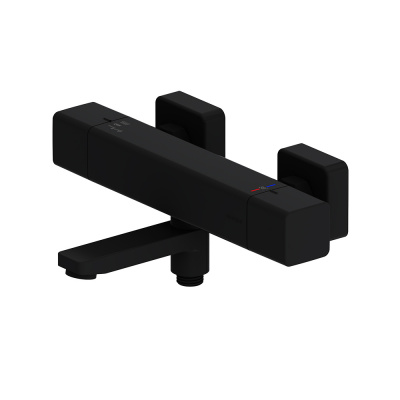 533000300 Gala термостатный смеситель для ванны - душа, чёрный фото в интернет-магазине Русалия