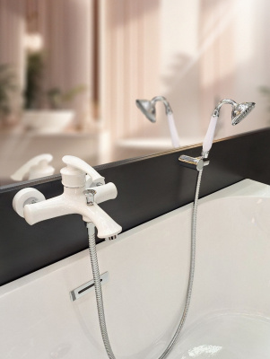 Смеситель для ванны с душем AltroBagno Beatrice 0206 Bi AltroBagnoBeatrice0206Bi фото в интернет-магазине Русалия