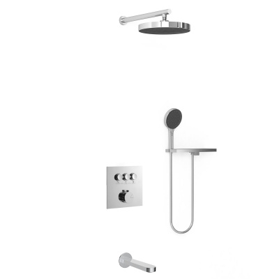 Душевой комплект Inspire VSFW-431I2RCH встраиваемый, хром Vincea фото в интернет-магазине Русалия