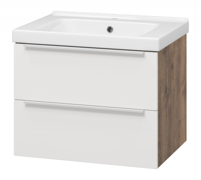 Тумба Карат 65 подвесная с раковиной Dreja Harmonia 65 Misty фото в интернет-магазине Русалия