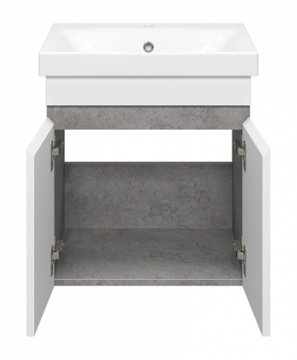 Тумба Ронда 50 подвесная с раковиной Cersanit Moduo Slim 50 Misty фото в интернет-магазине Русалия