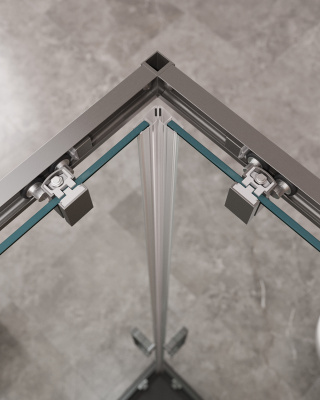 Душевой уголок CEZARES MOLVENO-AH-21-90+30-C-GM-IV фото в интернет-магазине Русалия