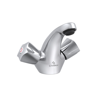 Смеситель Славен  для умывальника Город Е (СЛ-ДВ-Е10) фото в интернет-магазине Русалия