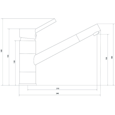 Смеситель Славен для умывальника Город Д (СЛ-ОД-Д12) фото в интернет-магазине Русалия