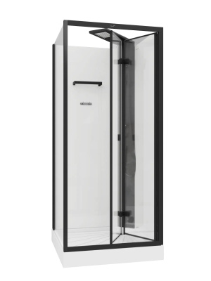 Кабина BELLA90B душевая без крыши Ceruttispa (90x90x215-225) фото в интернет-магазине Русалия