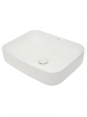 AQM5010 Раковина накладная прямоугольная, цвет белый матовый. 500x390x140 фото в интернет-магазине Русалия