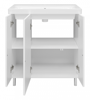 Тумба Лира 80 с раковиной Cersanit Moduo 80 Misty фото в интернет-магазине Русалия