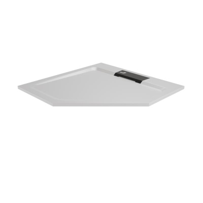 Каменный душевой поддон трапеция RGW STA-61W Белый  900x900 фото в интернет-магазине Русалия