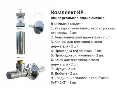 Полотенцесушитель водяной Богема НП 60*40 (ЛЦ20) Тругор фото в интернет-магазине Русалия