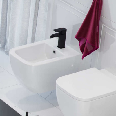 Смеситель для биде EXCELLENT Keria AREX.2003BL (черный мат) фото в интернет-магазине Русалия