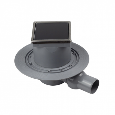 Точечный трап Pestan Confluo Standard 10х10 Dry Black Glass (13000101) фото в интернет-магазине Русалия