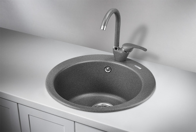 Кухонная мойка GRANULA (4801, ГРАФИТ) фото в интернет-магазине Русалия