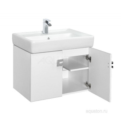 Тумба под раковину AQUATON Оптима 70 белый 1A124101OP010 фото в интернет-магазине Русалия