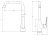 Смеситель для кухни ESKO "Lagos Black" (LG06B) фото в интернет-магазине Русалия