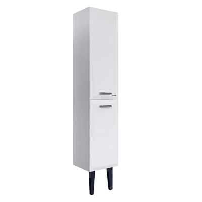 Шкаф-колонна Comforty Империя-35 белый глянец фото в интернет-магазине Русалия